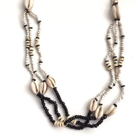 Necklace bundle of 2 Jewelry beaded summer boho - Picture 5 of 7